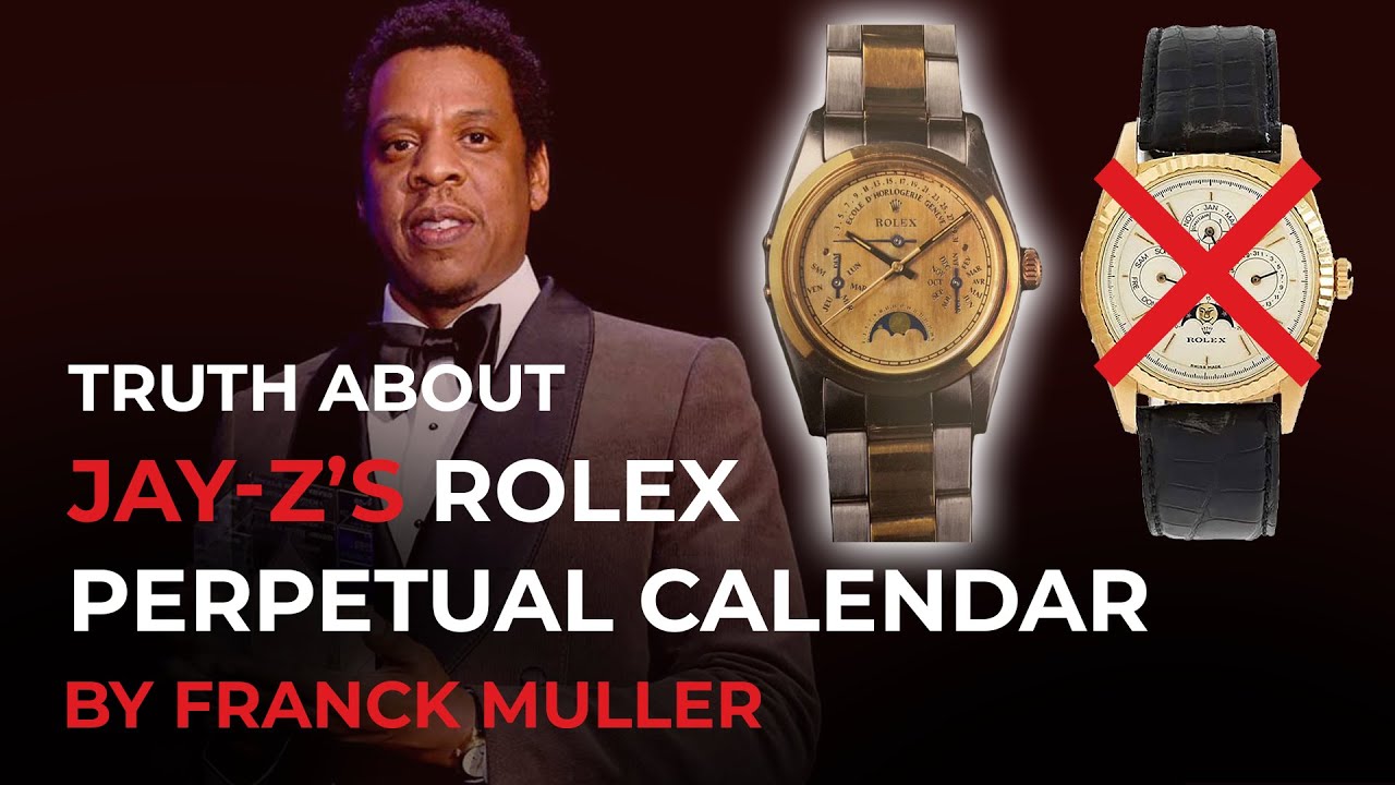 Jay-Z’s Unique Rolex Perpetual Calendar Modified by Franck Muller? Or Is It?