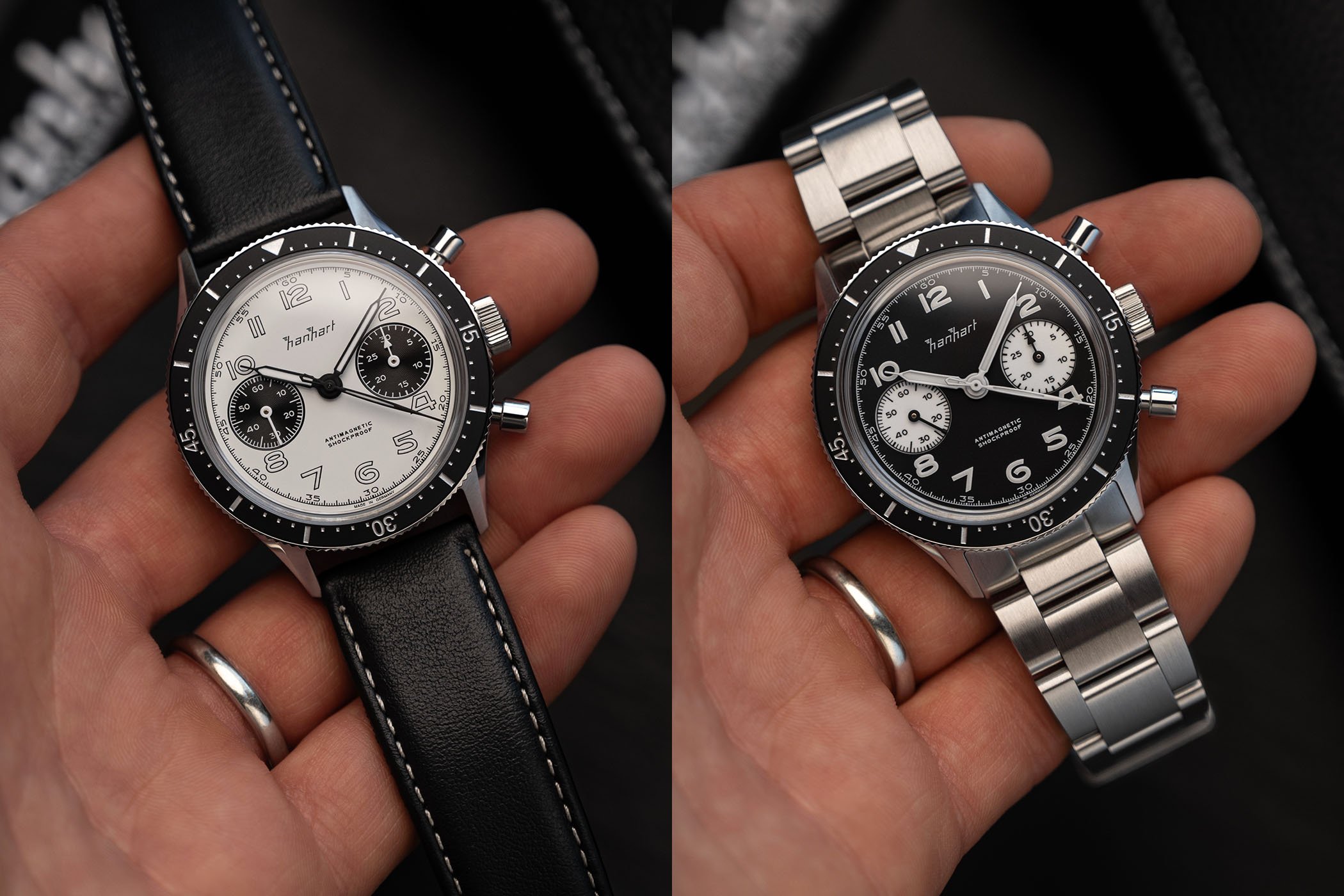 New: Hanhart 415 ES Panda & Reverse Panda