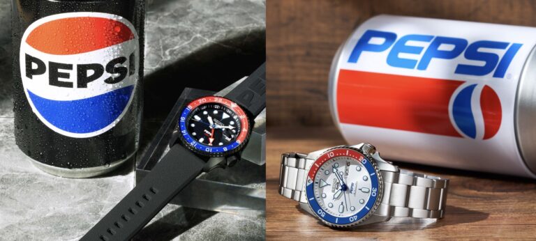 Watch Releases: Two New & Official Seiko Pepsi Watches From The 5 Sports ‘5KX’ Line