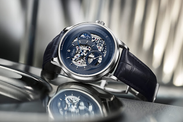 Glashütte Original unveils PanoMaticCalendar “Blue of Dawn” Limited Edition