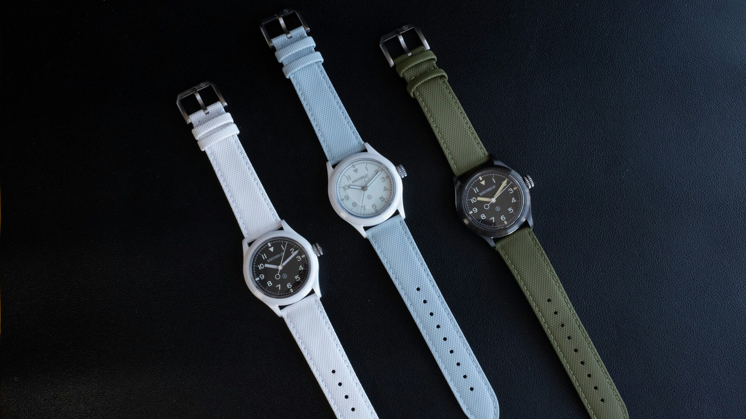 Hands-On: Earthen Debuts With Three Ceramic Case Field Watches Priced At Under A Grand