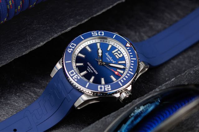 Hanhart unveils Aquasphere Ocean Fade with blue-to-black gradient dial