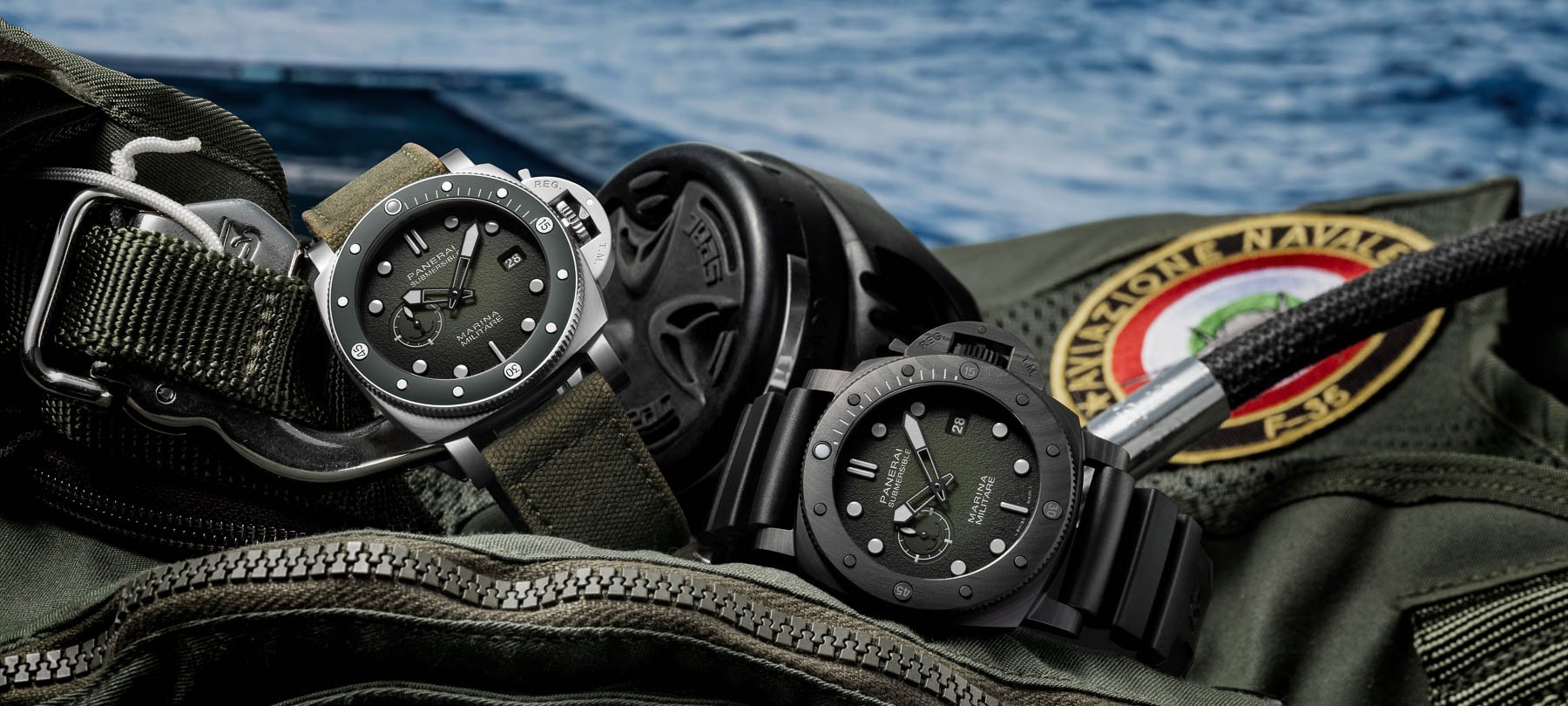 Introducing: New Panerai Submersible Marina Militare Models PAM01697 And PAM01698