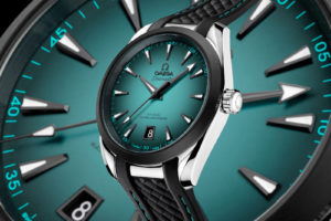 Omega Upgrades the Aqua Terra 150M Turquoise with a Ceramic Bezel
