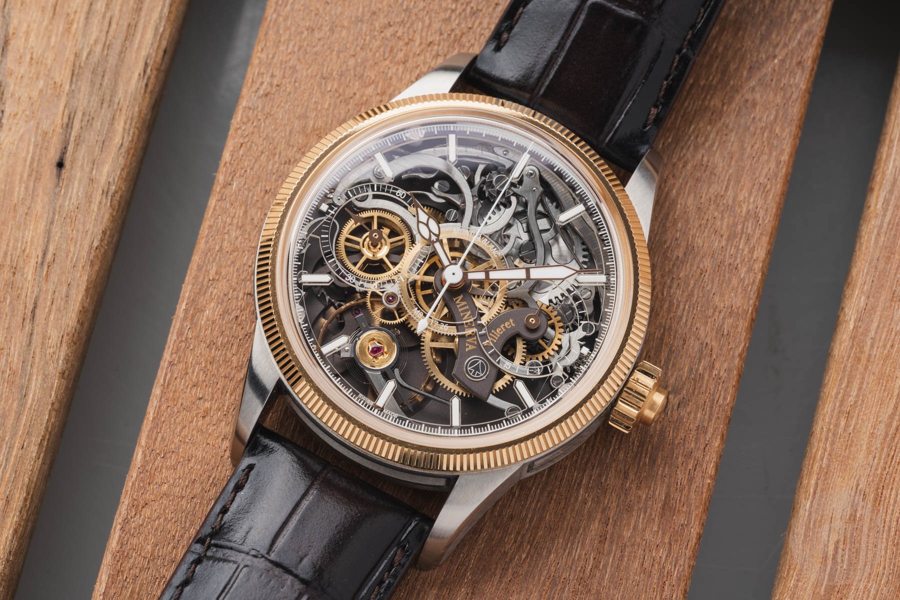 Hands-On With The Montblanc 1858 Unveiled Minerva Chronograph Limited Edition In Steel And Yellow Gold