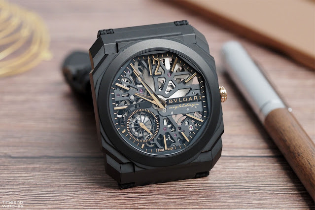 Review: Bulgari Octo Finissimo Skeleton 8 Days in black DLC titanium