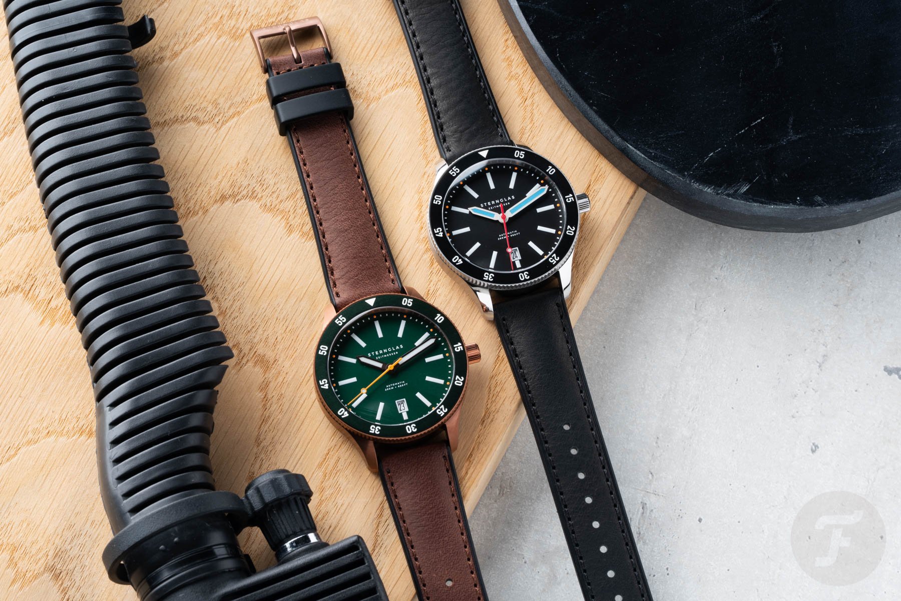 Hands On With Two New Bauhaus-Inspired Sternglas Marus 2.0 Divers