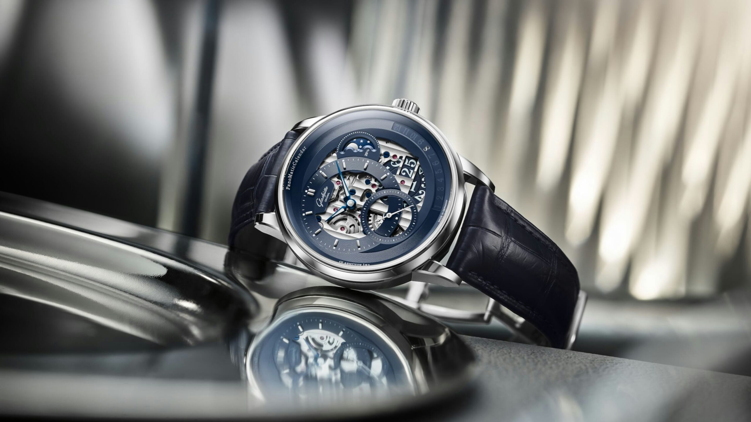 Introducing: The Glashütte Original PanoMaticCalendar With A Dial Inspired By The Blue Of Dawn