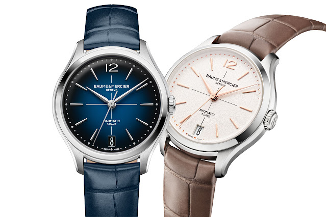 Baume & Mercier Clifton Baumatic 34 mm: a new case for the Manufacture movement