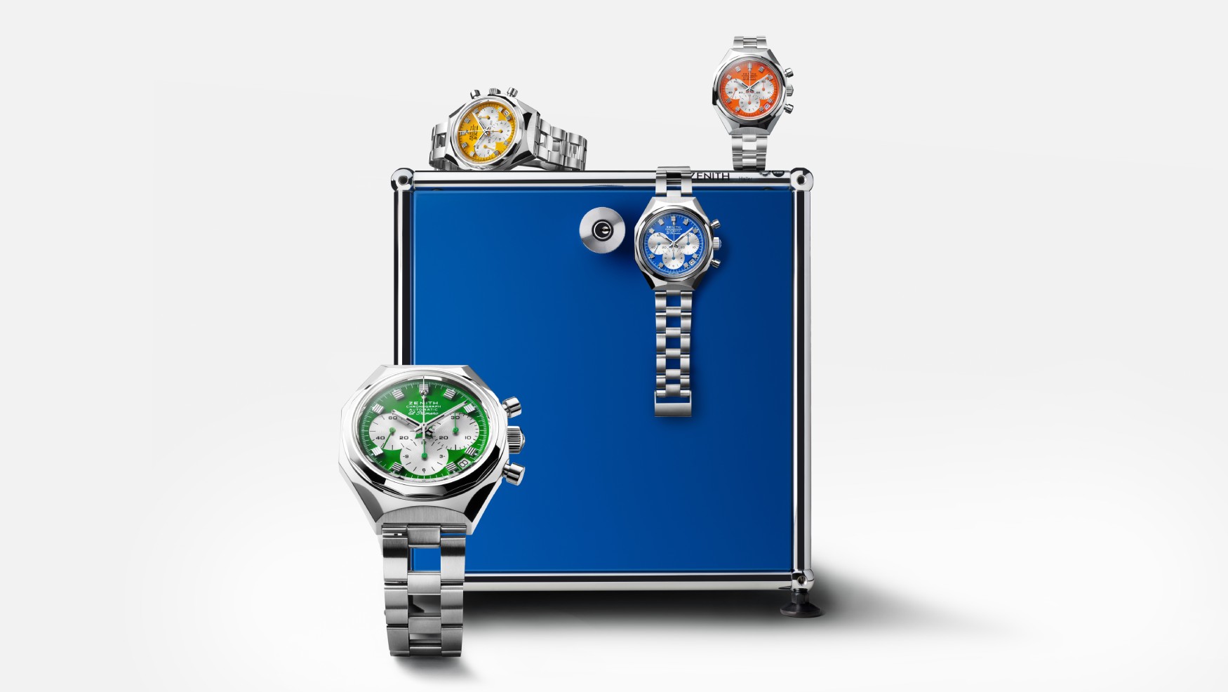 A new Defy Chronograph quartet starts the partnership between Zenith and USM
