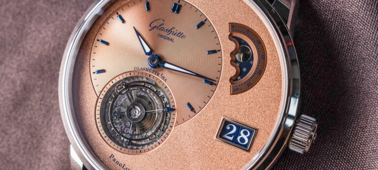 Hands-On: Glashütte Original PanoLunarTourbillon Platinum Watch In ‘Iron Ore’