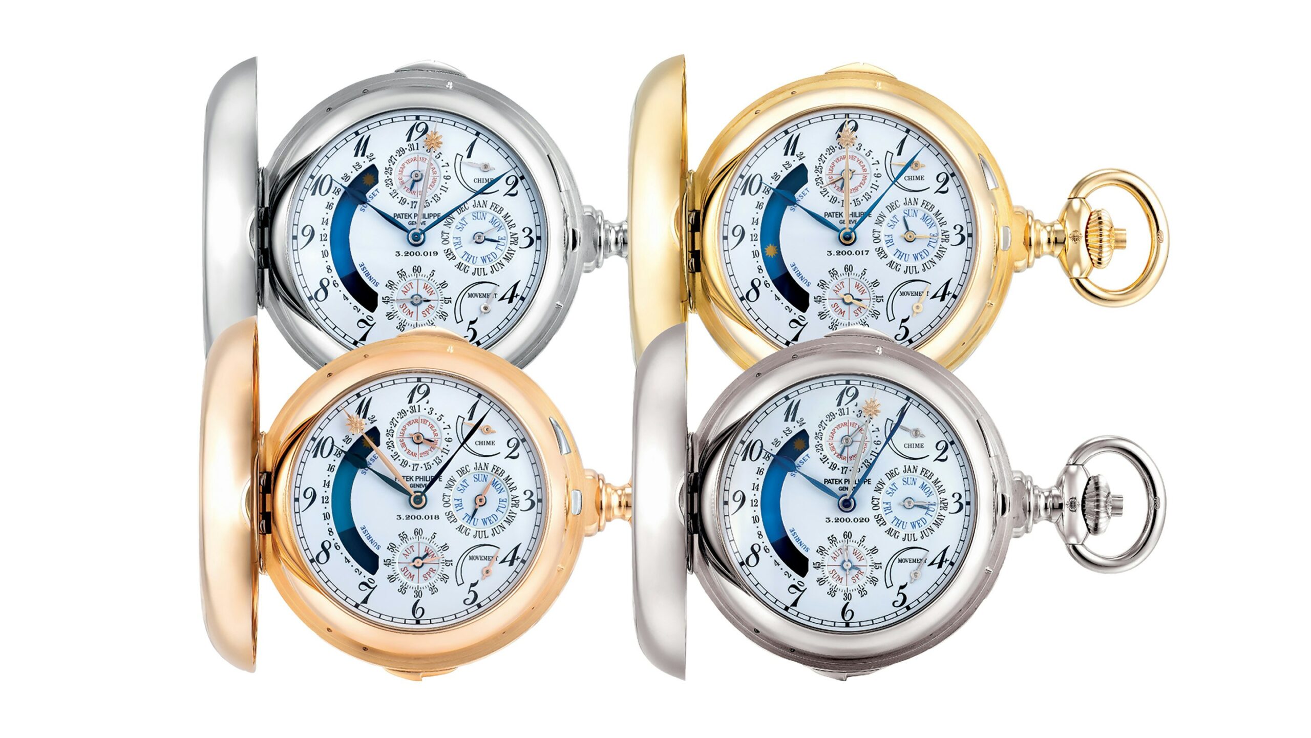 Auctions: Sotheby’s to Sell a Complete Set of Patek Philippe Star Caliber 2000 Pocket Watches for the First Time, With The Second-Highest Estimate Ever In Watches