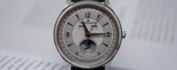 First Look – The Jaeger-LeCoultre Master Control Calendar now with Handsome Grained Sector Dial