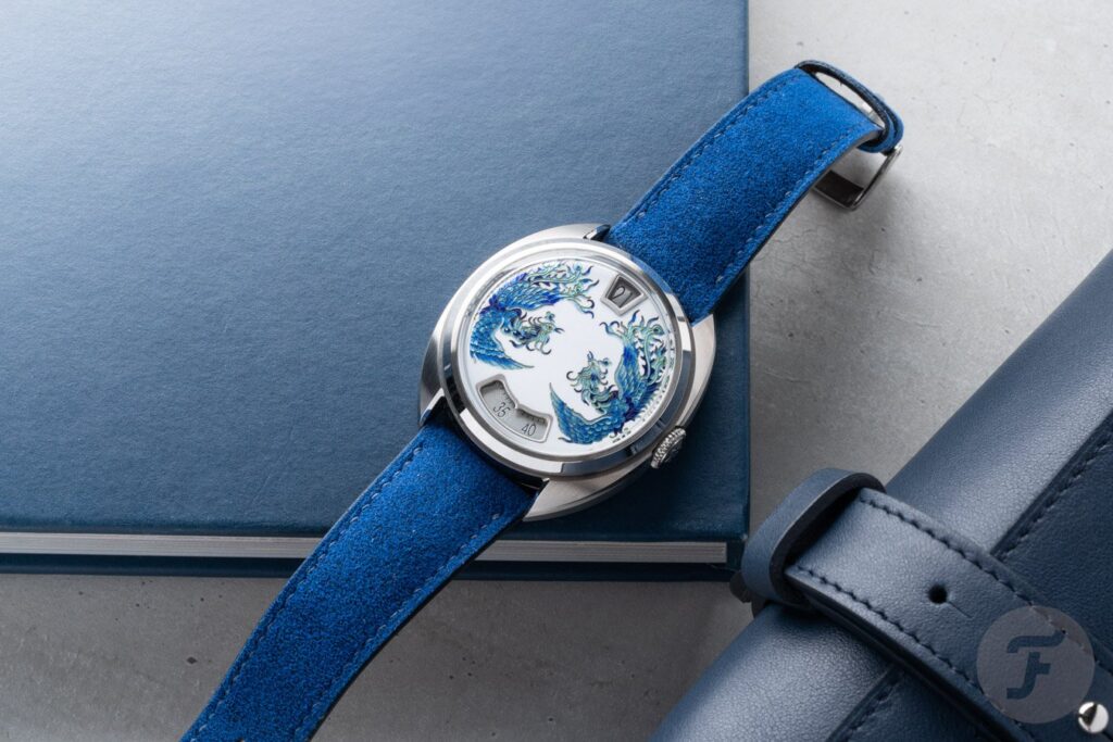 Hands-On With The Celadon Haute Horlogerie Century Cloisonné Jump Hour Double Phoenix