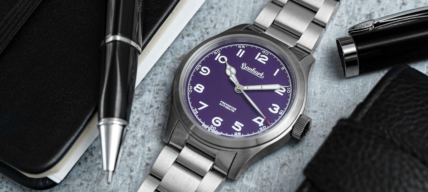 Introducing: The Hanhart Preventor HD12 Silk Purple Limited Edition