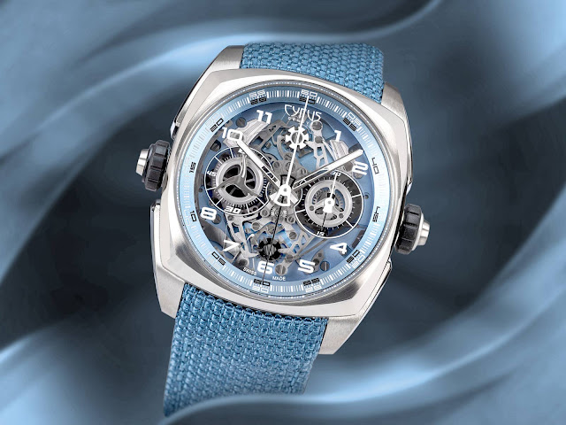 New Glacial Blue edition for the Klepcys DICE by Cyrus Genève