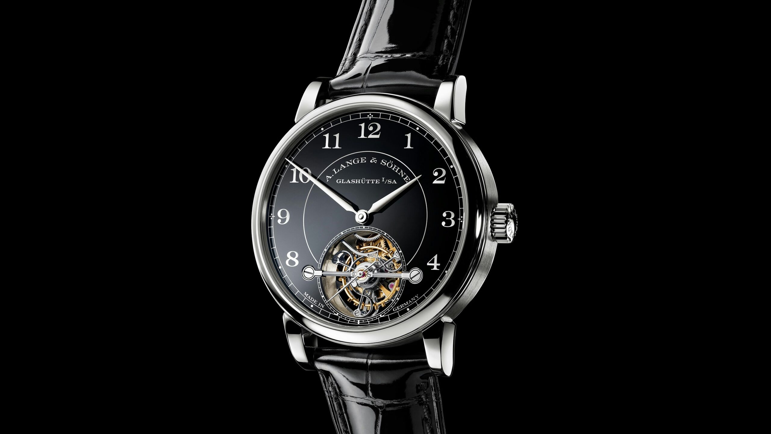 Introducing: The 1815 Tourbillon In Platinum, Now With A Black Grand Feu Enamel Dial