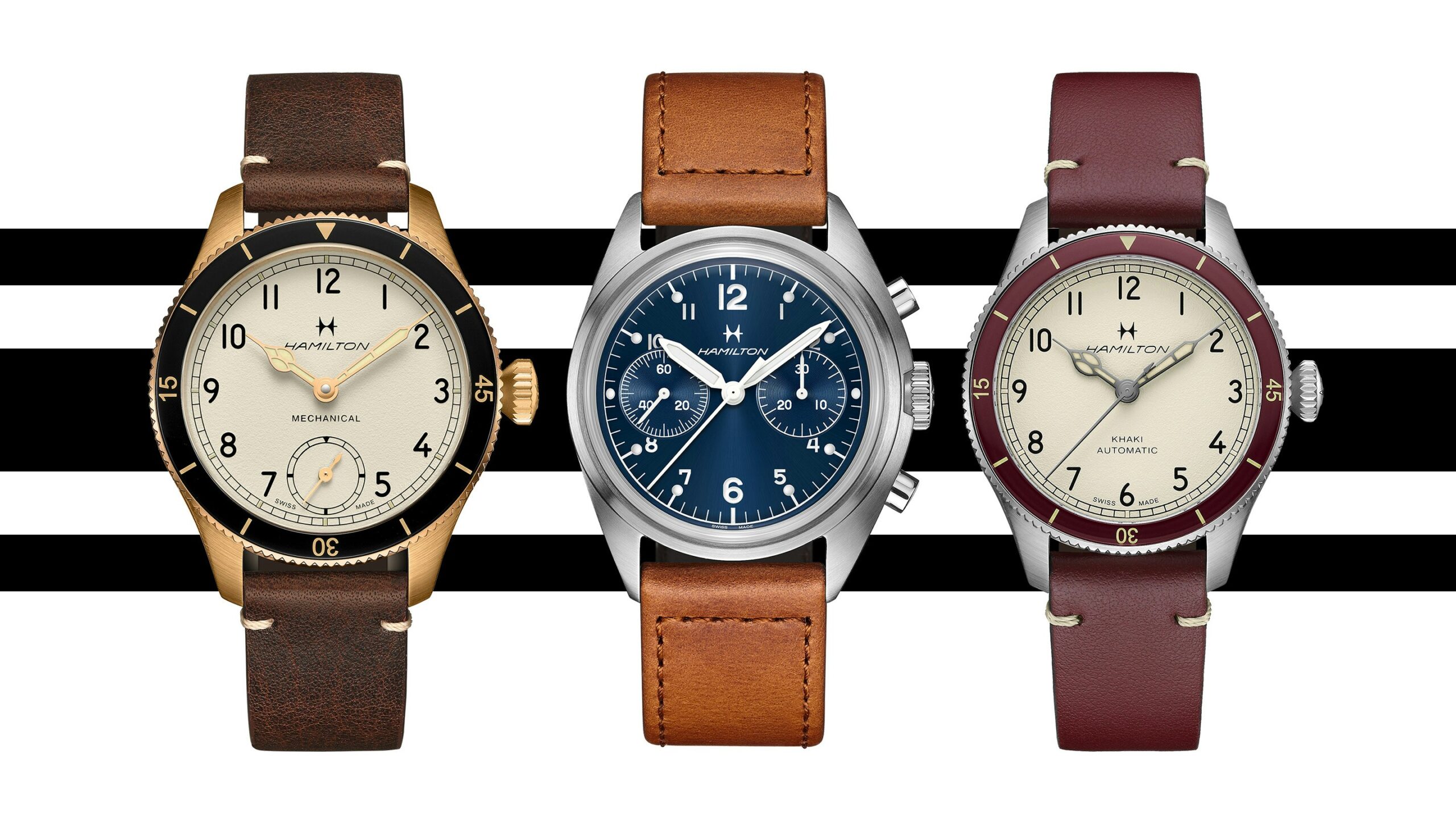 Introducing: Three New Hamilton Khaki Aviation Pilot Pioneers and a New Khaki Aviation Pilot Pioneer Chronograph