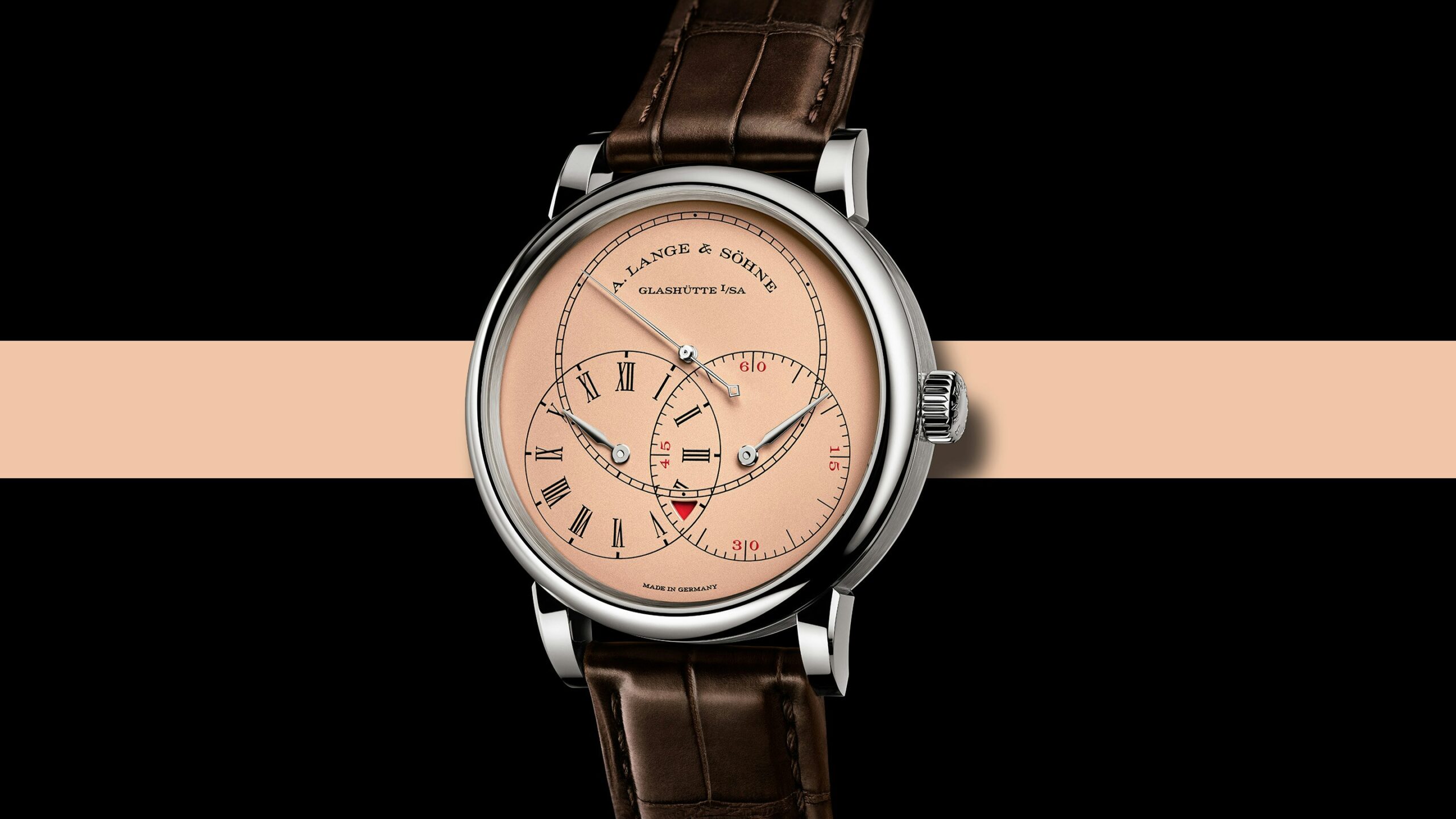 Introducing: The A. Lange & Söhne Richard Lange Jumping Seconds In White Gold With A Solid Pink Gold Dial