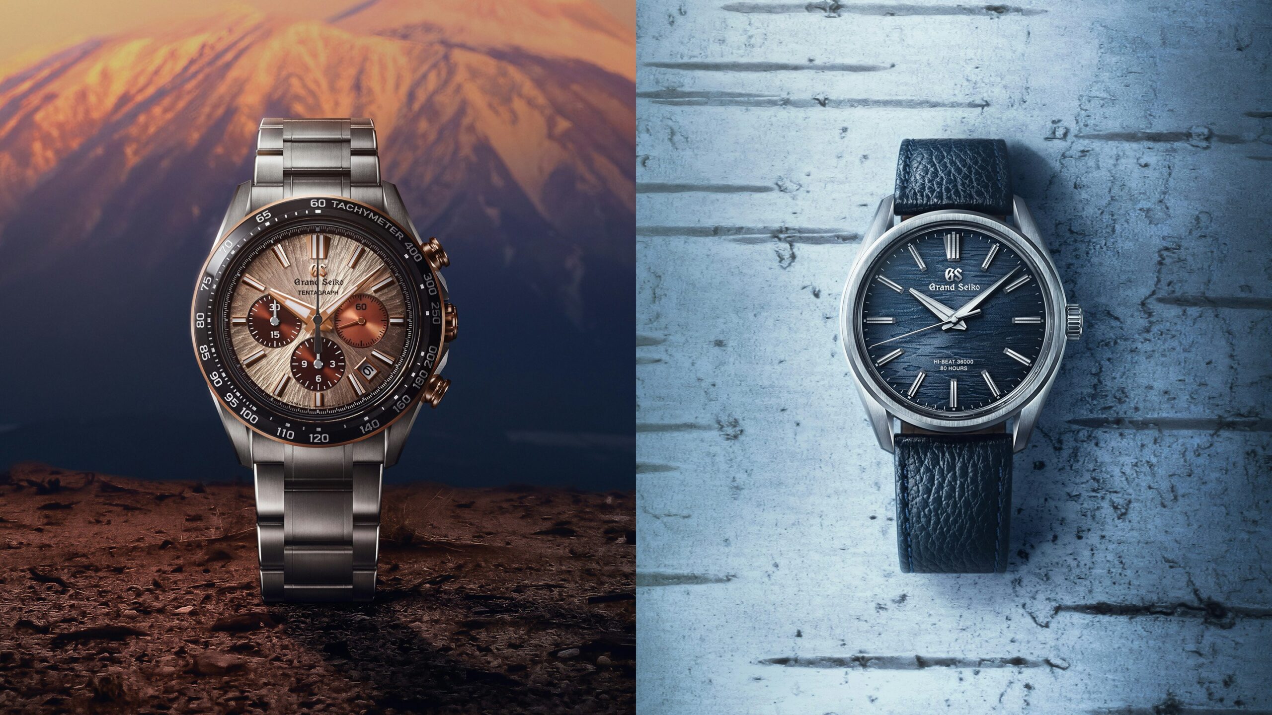 Introducing: Grand Seiko’s New SLGC006 ‘Iwate Sunrise’ Tentatgraph and SLGW007 ‘Blue Birch’