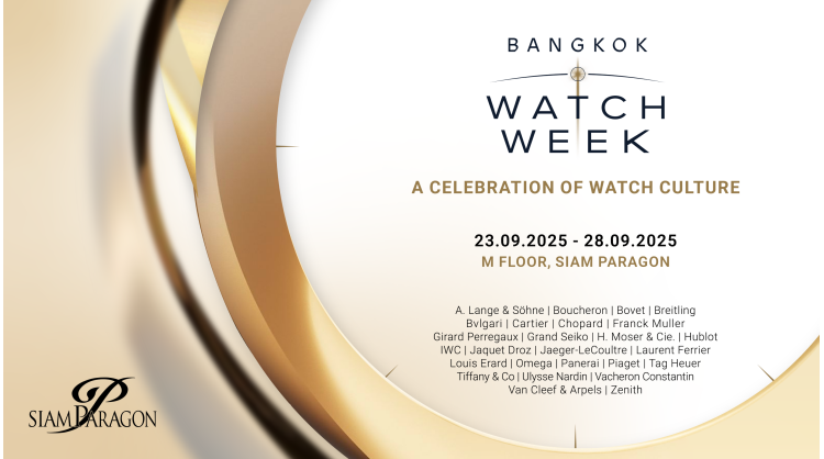 Bangkok Is Hosting Southeast Asia’s First Global Watch Showcase This September