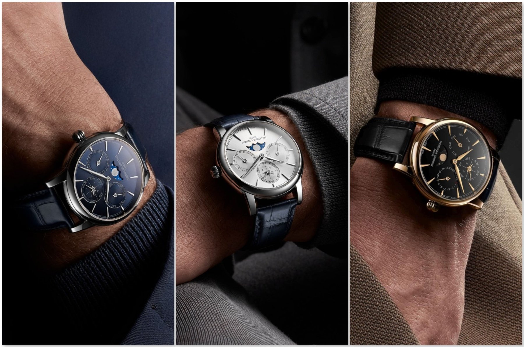 Introducing: Three New Variants Of The Frederique Constant Classic Perpetual Calendar Manufacture