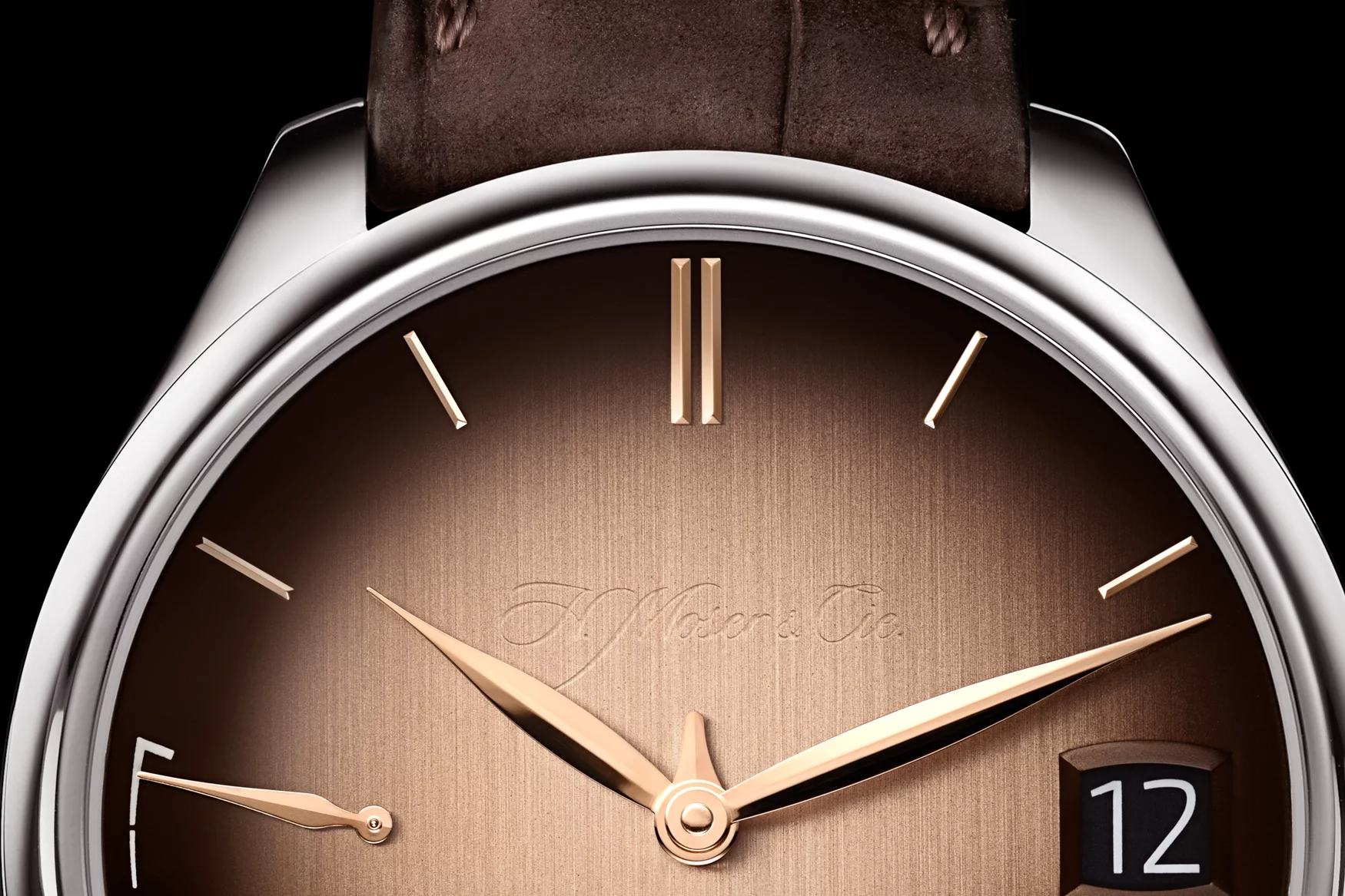 H. Moser & Cie brings its tasty ‘Smoked Salmon’ dial to the Endeavour Perpetual Calendar