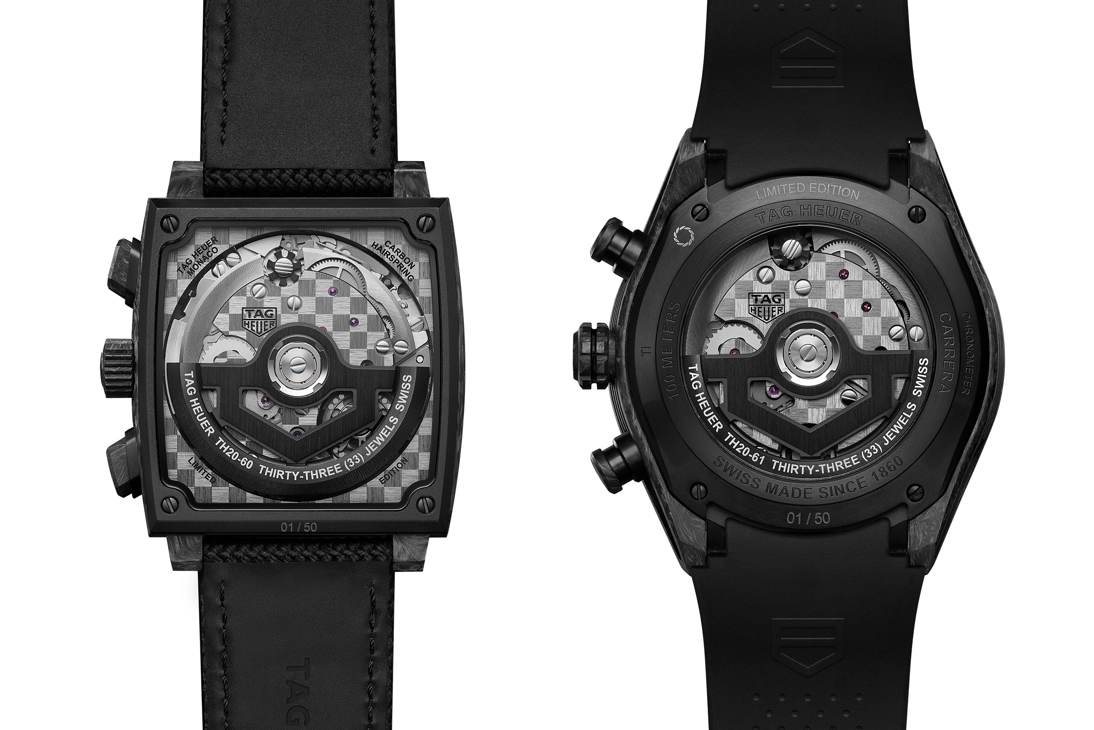 Introducing: Tag Heuer Announces High Tech “TH-Carbonspring” Harispring Via Limited Edition Monaco And Carrera Models