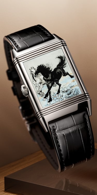 Jaeger-LeCoultre’s Reverso Tribute Enamel ‘Xu Beihong’
