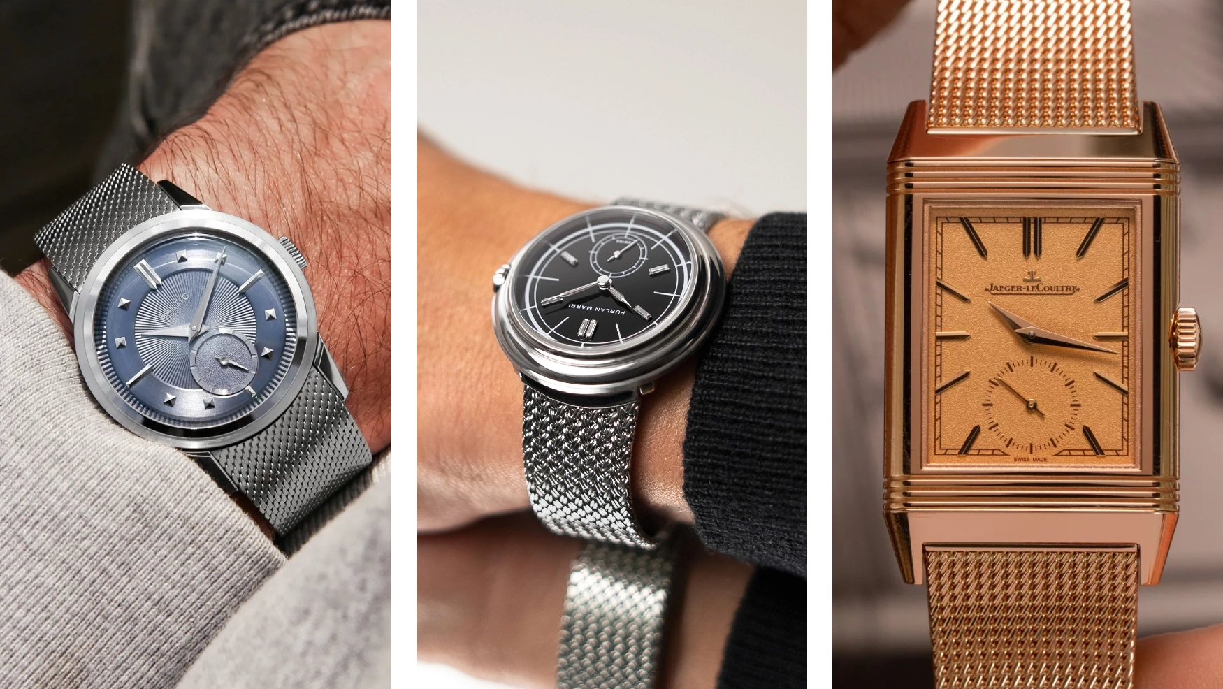 The watches making the most of mesh bracelets, a century-old art
