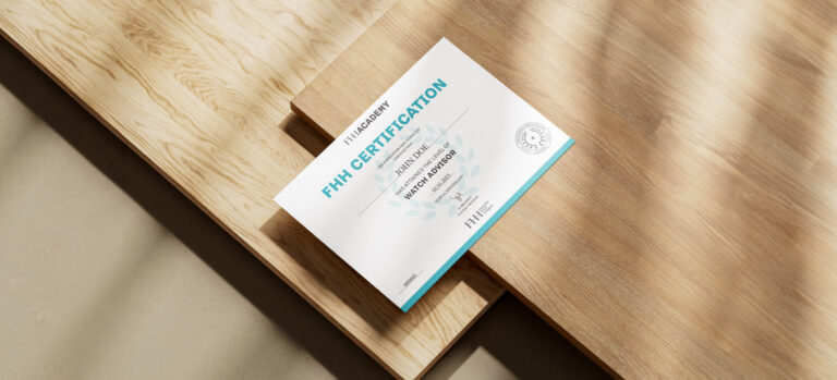 Become A Certified Watch Advisor With The FHH Certification For Consumers