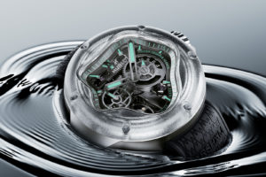 Daniel Arsham’s Hublot Meca-10 is Fluid, Frosted Sapphire