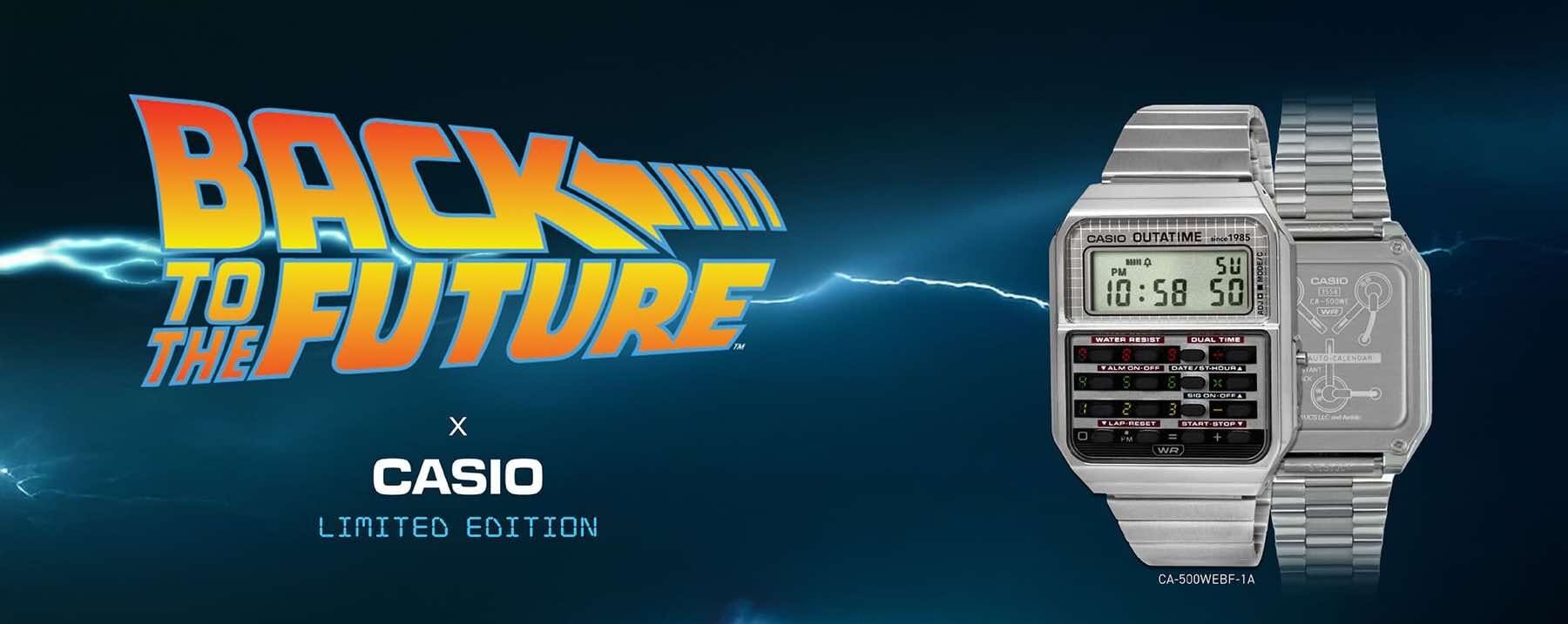 Synchronize Your Watches! The Casio × Back To The Future CA-500WEBF-1A
