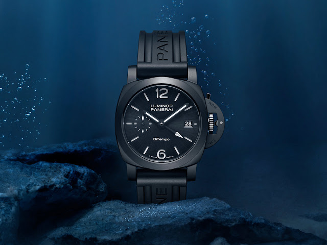 Panerai Luminor GMT Ceramica PAM01460: first 40 mm Luminor in black ceramic