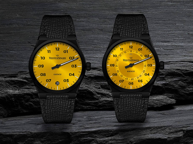 DLC case and leather strap for new MeisterSinger Kaenos limited editions