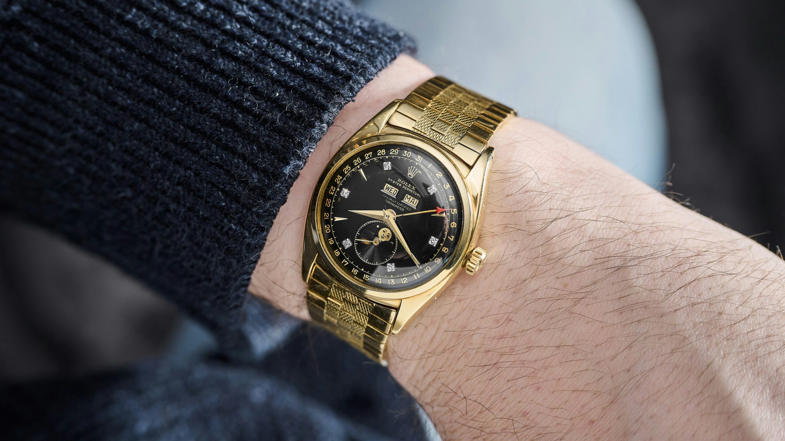 Breaking News: A Yellow Gold Rolex ref. 6062 Sets Record for the Reference, Third Most Expensive Rolex Ever Sold, At .2 Million