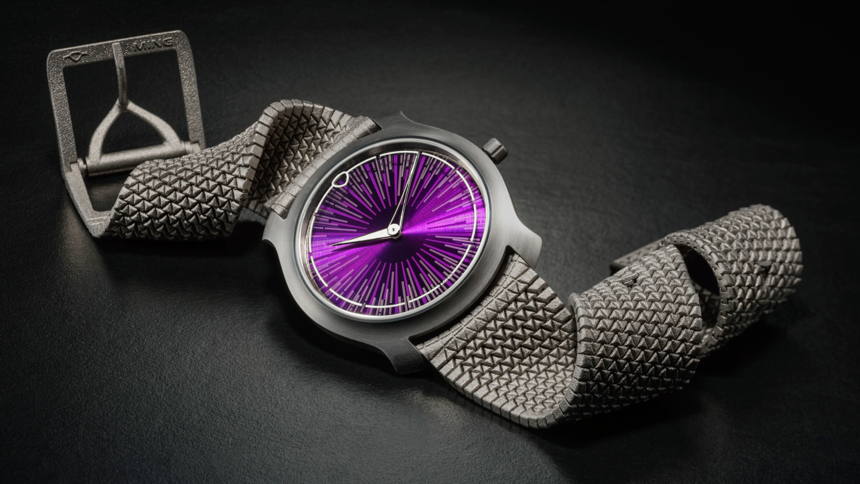 MING unveils the super-slinky Polymesh, the world’s first 3D-printed titanium watch bracelet-strap hybrid