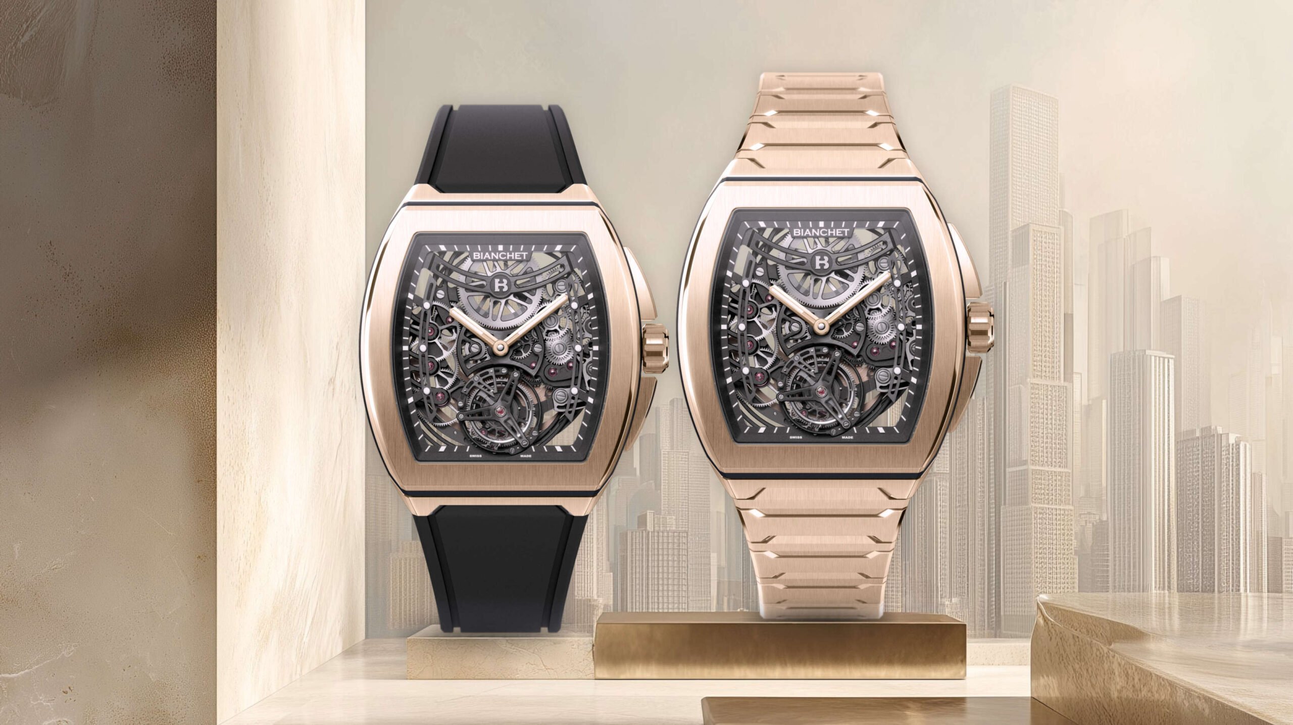 Bianchet Goes For Gold With The UltraFino Skeleton At WatchTime New York