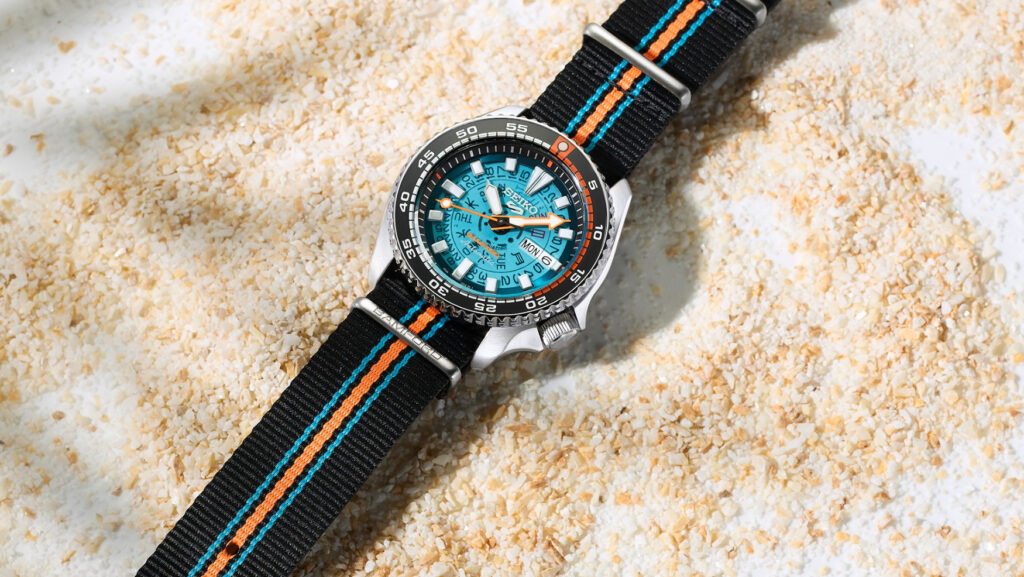 Bamford’s glowing vision of paradise is realized with latest Seiko 5 collaborative limited edition