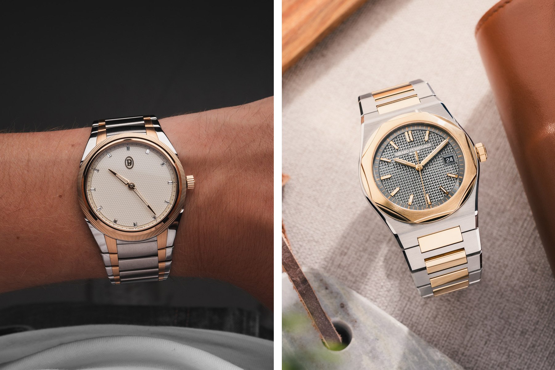 Sunday Morning Showdown: Girard-Perregaux Laureato Fifty Vs. Parmigiani Fleurier Tonda PF Automatic 36mm