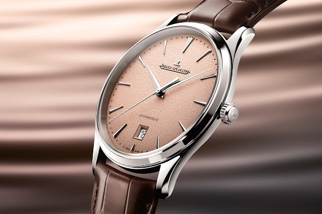 Jaeger-LeCoultre adds copper-toned grained dials to the Master Ultra Thin Date and Moon models