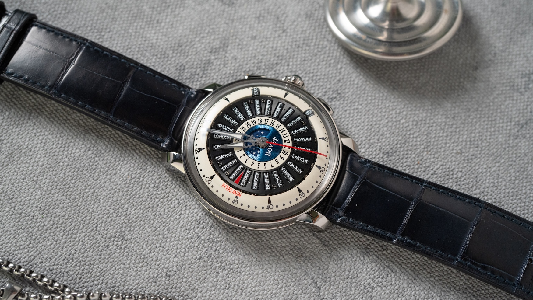 The Bovet Récital 30 brings the brand’s groundbreaking worldtimer to a smaller case