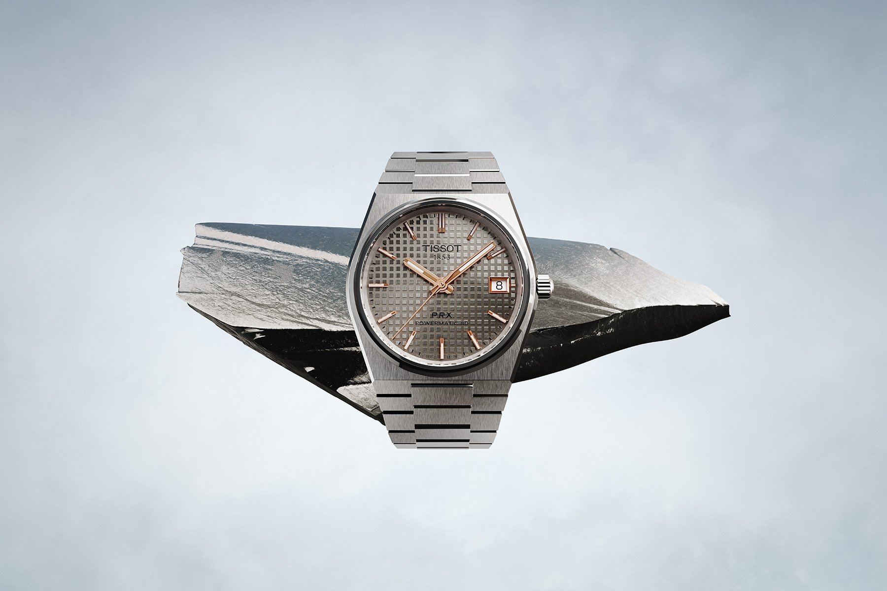 Tissot Adds One Damascus Steel PRX And Two Titanium Versions To The Lineup