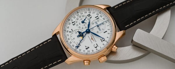 First Look – A new Rose Gold Version of the Longines Master Chronograph Moonphase