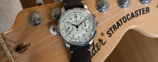 Hands-on – The Lebois & Co. Heritage Chronograph Atelier “Coquille d’œuf” with a Grand Feu Enamel Dial