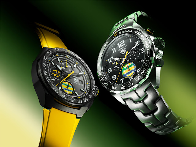 TAG Heuer celebrates a racing legend with two new Formula 1 Chronographs x Senna 2025