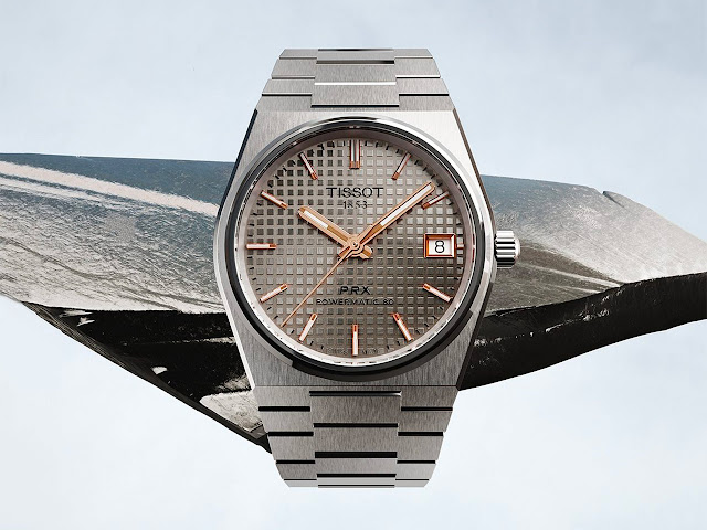 Tissot expands PRX line with new 38 mm titanium version