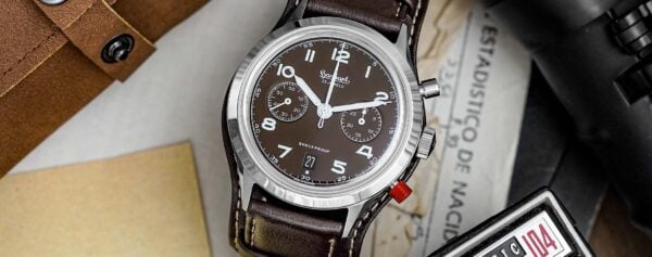 Introducing – A Smooth Bezel on a Hanhart…? Meet the New 417 ES Mocha Flyback Date
