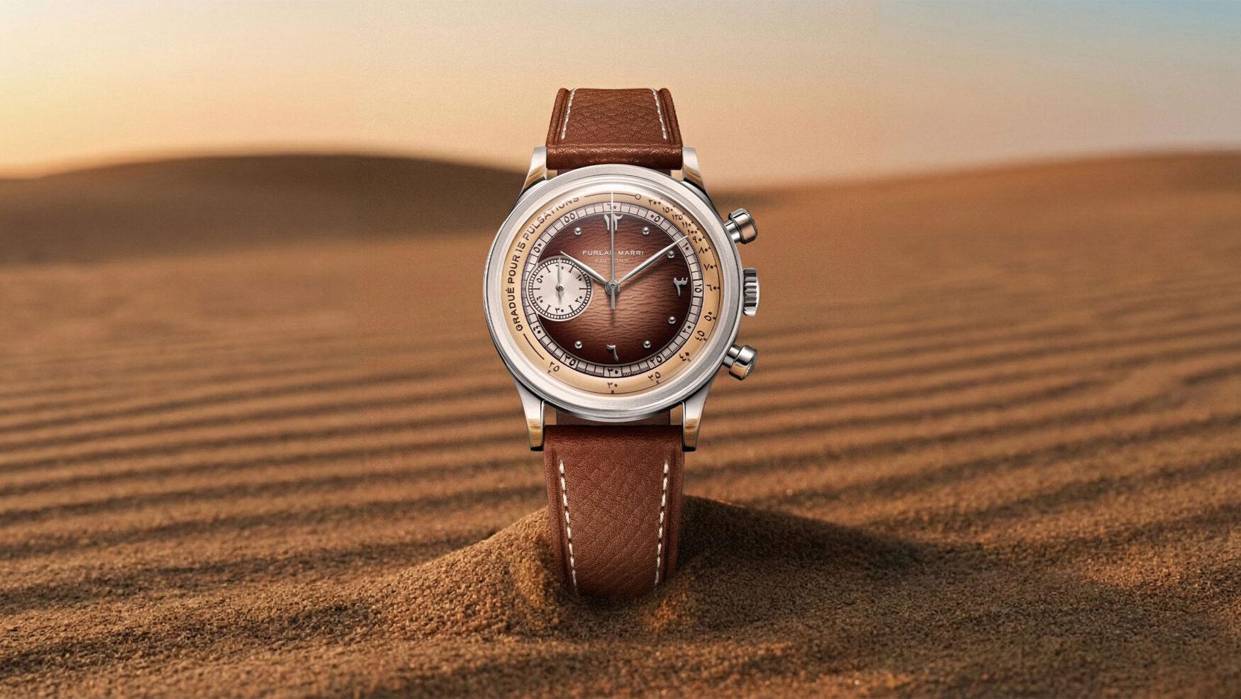 Furlan Marri takes the Mechaquartz to the dunes of Saudi Arabia, in collaboration with CLÉ: The Gallery