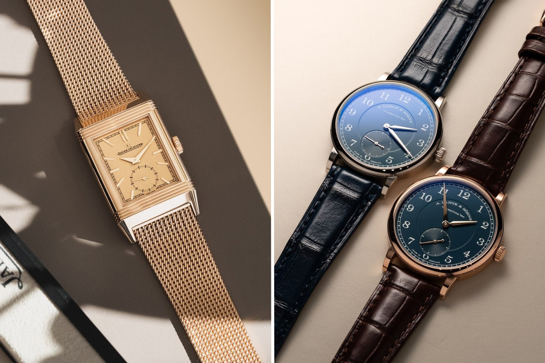 Fratello Dress Watch Season: Semifinal 1: Jaeger-LeCoultre Reverso Tribute Monoface Small Seconds Vs. A. Lange & Söhne 1815 (34mm)